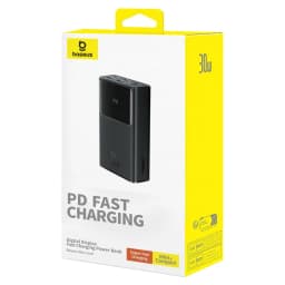 پاوربانک 30 وات بیسوس مدل Star-Lord Digital Display Fast Charging ظرفیت 10000 میلی آمپر ساعت