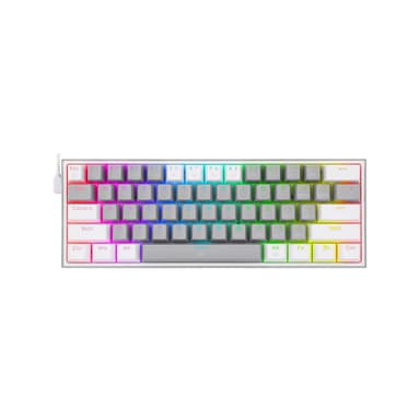 کیبورد گیمینگ ردراگون مدل K617 FIZZ، سوییچ مکانیکال قرمز، Tenkeyless، نورپردازی RGB